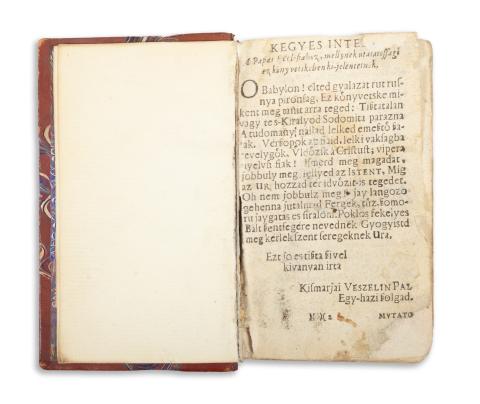 Csiba Márton, Tejfalvi: Romanocategoricus, az az, Az Apostoli vallással ellenkező, minapi, Római-Catholicusok tudományának mutató Laistroma. Melylyet az Nemes Szemely Tey-Falvi Chiba Marton egy Papista vállásra tevelyedet Attyafianak irt.    [Debreczen], 1637. [Fodorik] 