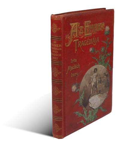 Madách Imre: Az ember tragédiája. Drámai költemény. A költő arczképével és Zichy Mihály öt rézfénynyomatu képével. 15. kiadás  Budapest, 1897, Athenaeum 